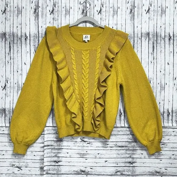 dRA Los Angeles/Anthropologie Ruffle Chic Sweater