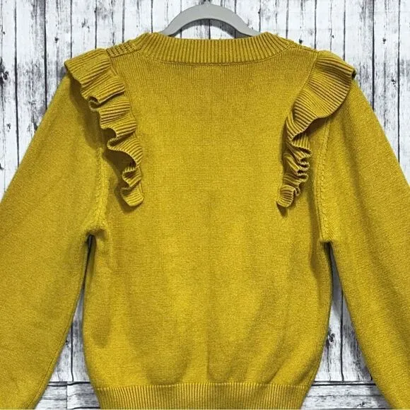 dRA Los Angeles/Anthropologie Ruffle Chic Sweater