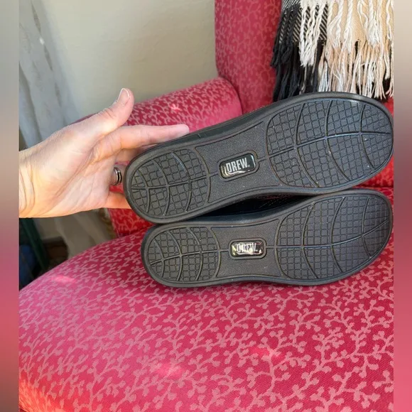 Drew Shoes Rose, Mary Jane, Black, Size 8 1/2