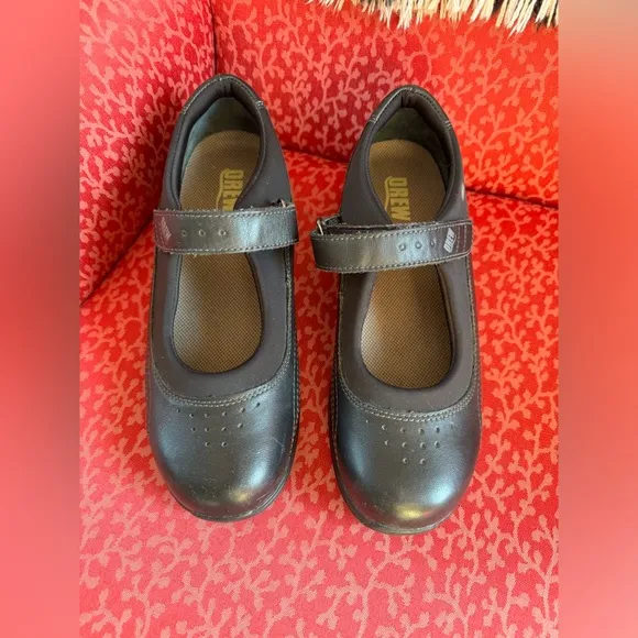 Drew Shoes Rose, Mary Jane, Black, Size 8 1/2