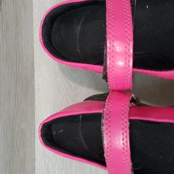Dr.Martens Kids Girls Pink Tractor Platform Chunky Clogs Loafer shoes sz 2