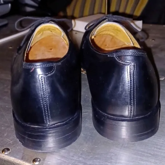 E. VOGEL Custom Black Leather Premium Dress Shoes, 14
