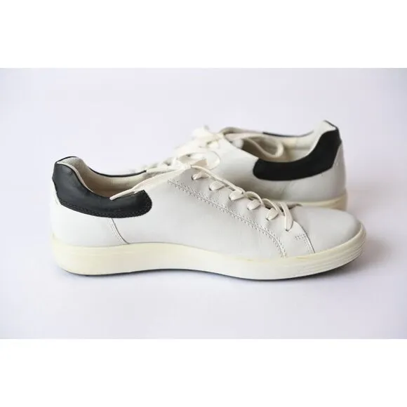 ECCO Womens 11-11.5 US/42 EU White and Black Soft Athleisure NEW