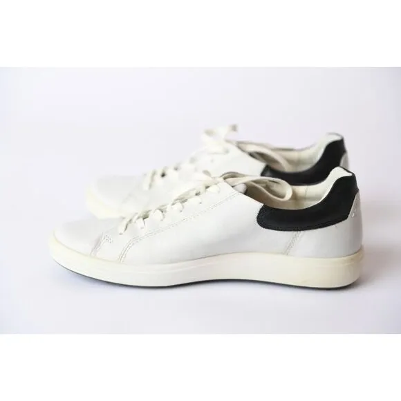 ECCO Womens 11-11.5 US/42 EU White and Black Soft Athleisure NEW