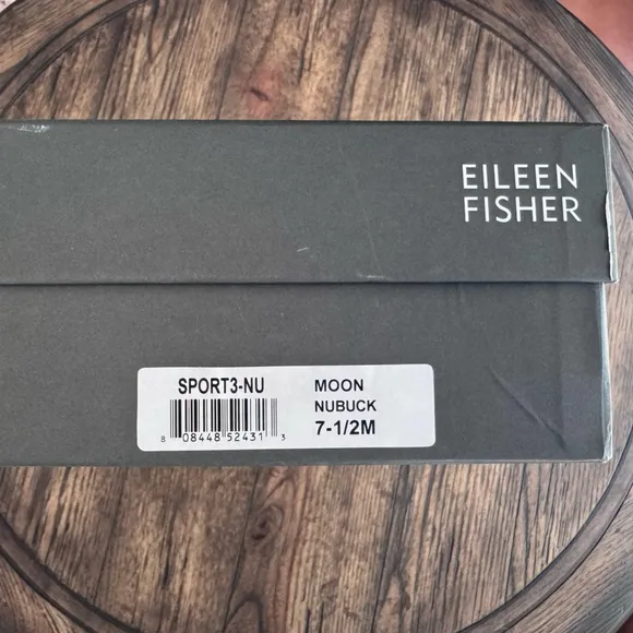 Eileen Fisher Sport Sandal SZ 7.5 Moon Nubuck