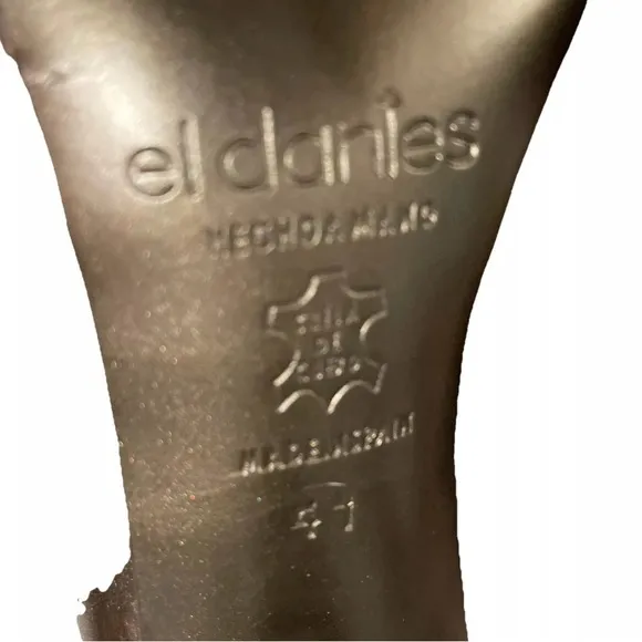 El Dante’s Brown Suede Over the Knee Stiletto Heel Boots. Sz. 9. Made in Spain