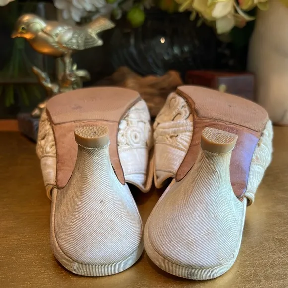 Emma Hope’s Shoes | Brocade, Embroidered and Silk Heeled Mules