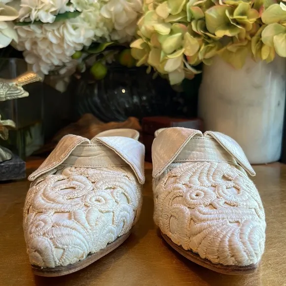 Emma Hope’s Shoes | Brocade, Embroidered and Silk Heeled Mules