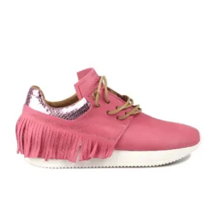Esse Ut Esse Pink Fringe Shoes - Bubblegum Pink
