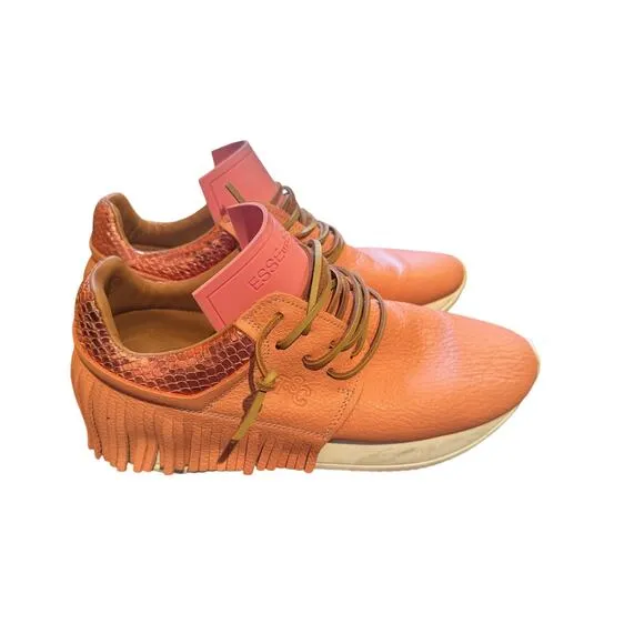 Esse Ut Esse Pink Fringe Shoes - Bubblegum Pink