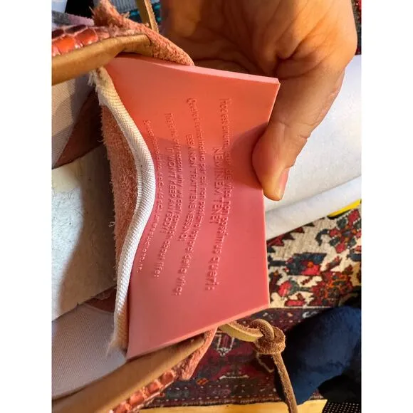 Esse Ut Esse Pink Fringe Shoes - Bubblegum Pink