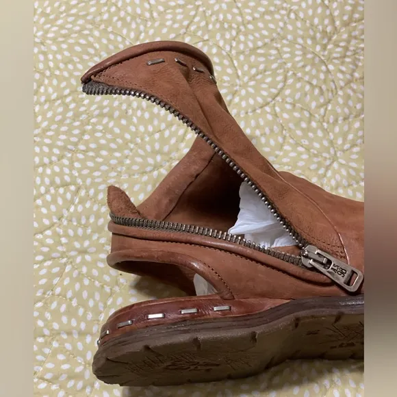 EUC A.S. 98 Rhodes Leather Sandal Size EU 38