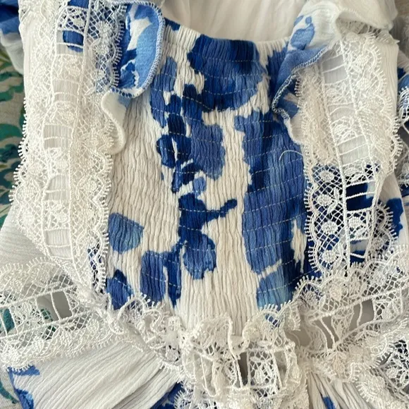 EUC BUDDY LOVE SUMMER/SPRING DRESS SIZE XS blue/white