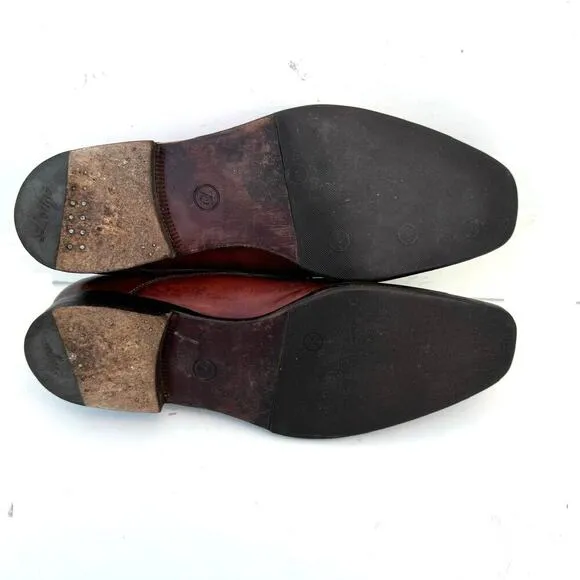 EUC LODGER Gorgeous Handmade Custom Leather Loafer 7.5  Elegant Classic Business