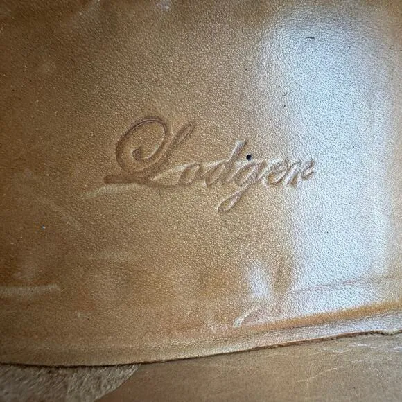 EUC LODGER Gorgeous Handmade Custom Leather Loafer 7.5  Elegant Classic Business