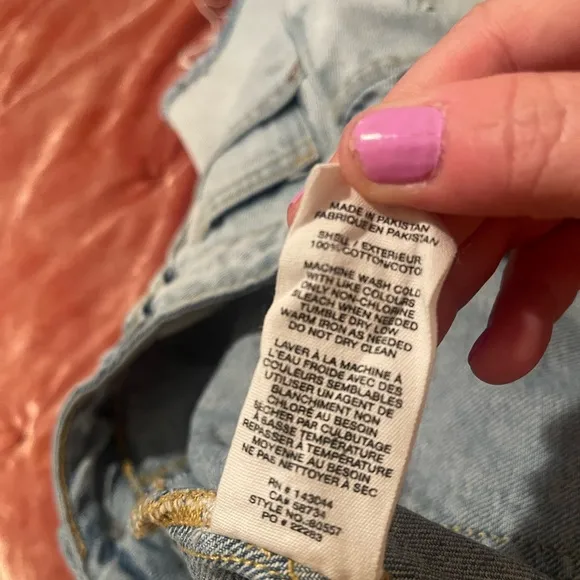 EUC Women’s Avec Les Filles Cut Off Denim Shorts Sz28 Boho, Festival, Summer
