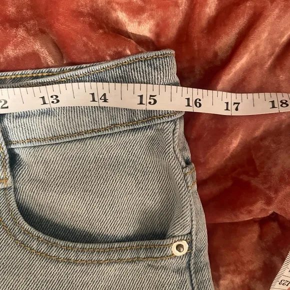 EUC Women’s Avec Les Filles Cut Off Denim Shorts Sz28 Boho, Festival, Summer