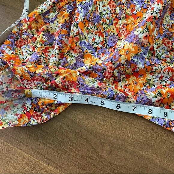 Faithfull The Brand Women’s Beline Dress Meja Floral Print Round Neck Midi Flowy