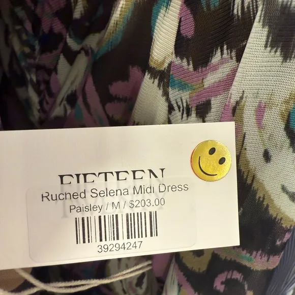 Fifteen Twenty RUCHED SELENA MIDI DRESS