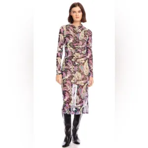 Fifteen Twenty RUCHED SELENA MIDI DRESS
