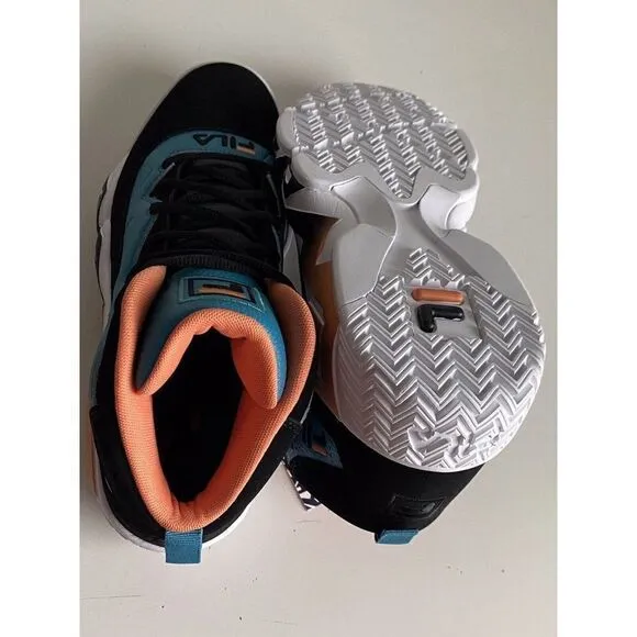 FILA MB Biscay Bay 1BM01880-403 Teal Muskmelon Basketball Shoes Men’s Sz 10.5