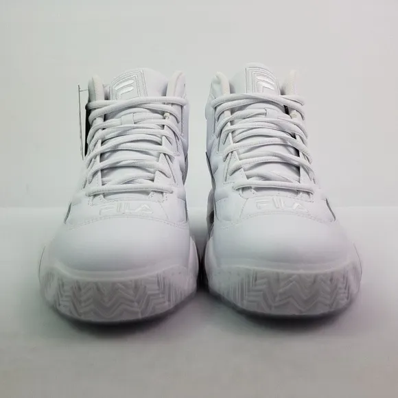 FILA MB Retro Jamal Mashburn Mens Size 8 White Gray Basketball Sneakers Shoes 1B