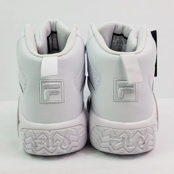 FILA MB Retro Jamal Mashburn Mens Size 8 White Gray Basketball Sneakers Shoes 1B