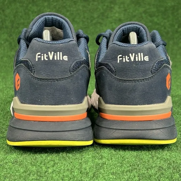 FitVille Marca Rebound STRIDE‎ Core Shoes Majolica Blue Mens 10.5 EW Athleisure
