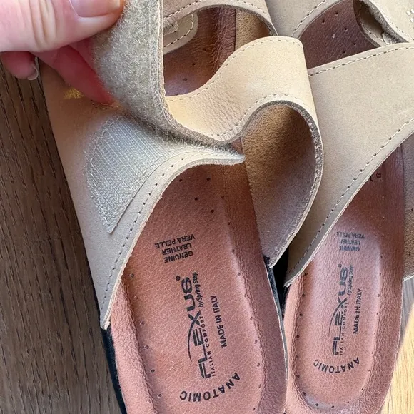 Flexus Aditi by Spring Step leather arch support Sandal NEWSize 42= US 11