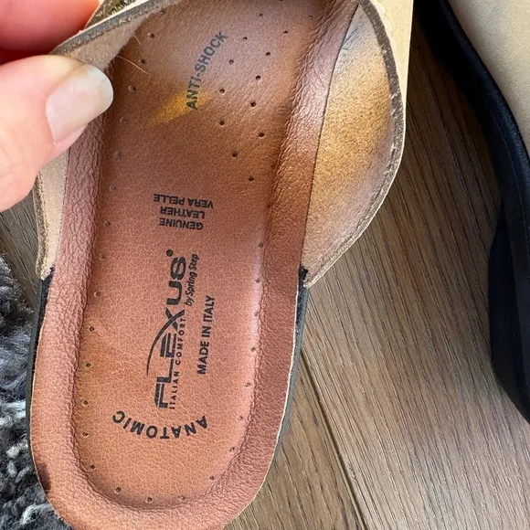 Flexus Aditi by Spring Step leather arch support Sandal NEWSize 42= US 11
