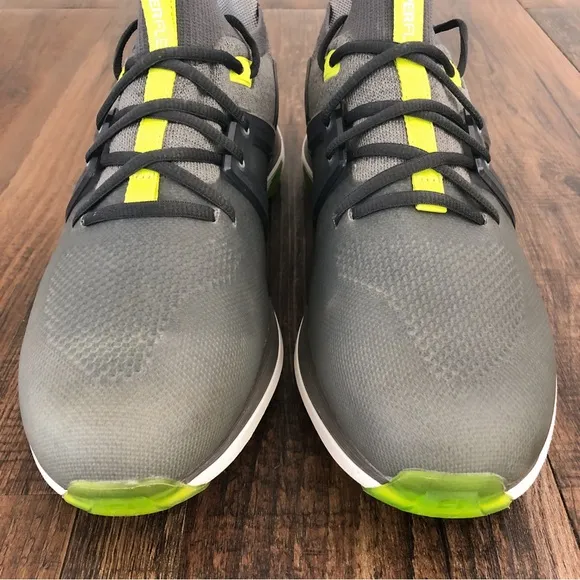 FootJoy HyperFlex Golf Shoe Lace Up Sneaker 51044 Mens Size 11.5 WIDE Grey Lime
