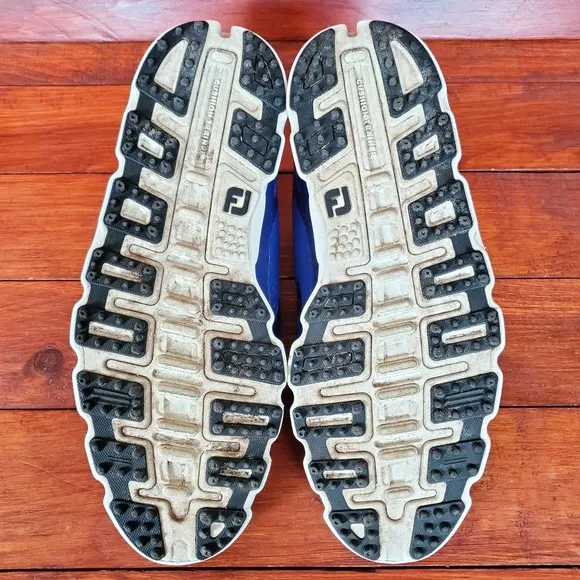 FootJoy Superlites XP Golf Shoes Men 9.5 Blue Mesh Spikeless 58026