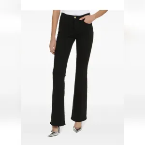 Frame Denim Le High Flare Black Stretch Flared Jeans Size 29
