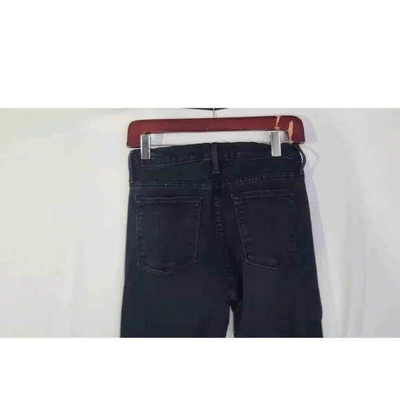 Frame Denim Le High Flare Black Stretch Flared Jeans Size 29