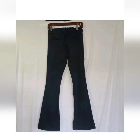 Frame Denim Le High Flare Black Stretch Flared Jeans Size 29
