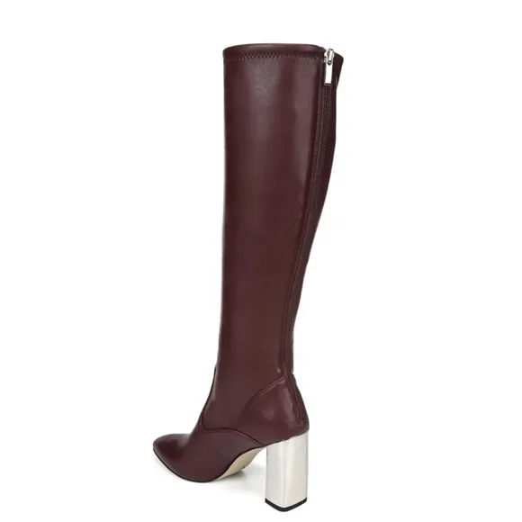 Franco Sarto Catherine Hight Shaft Faux Leather Boots Size 9.5 M. $180
