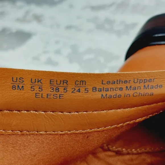 Franco Sarto Elese Leather Boots Cognac Ankle High Buckle Zip B390