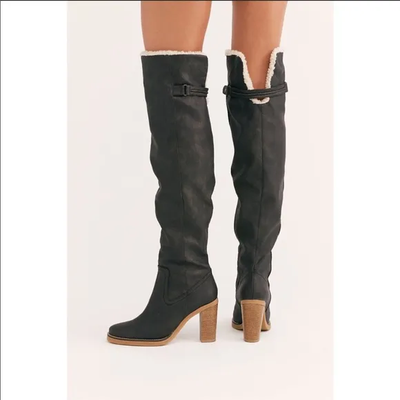 Fre People  Vegan Blake Heel Boot Size 39