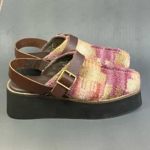 Free People  Astrid Platform Mule sandals womens size  10