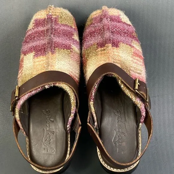 Free People  Astrid Platform Mule sandals womens size  10