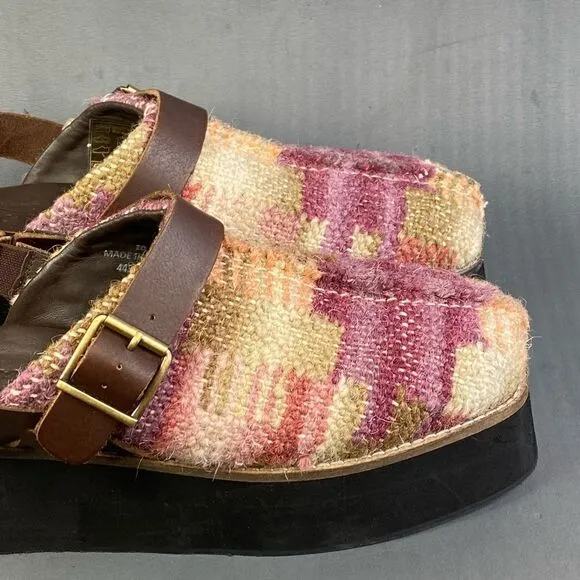 Free People  Astrid Platform Mule sandals womens size  10