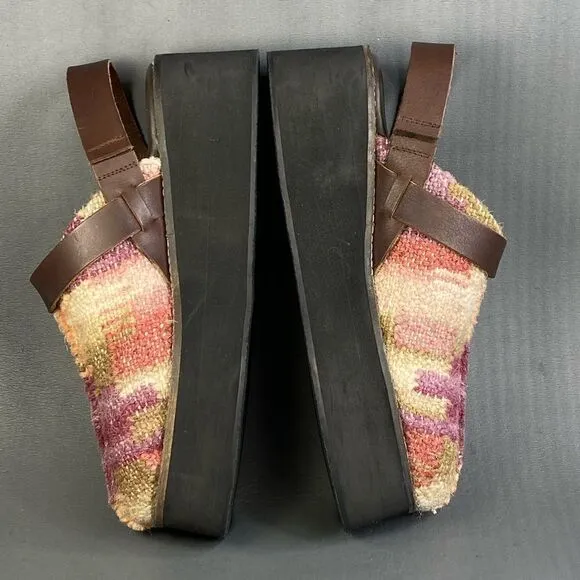 Free People  Astrid Platform Mule sandals womens size  10