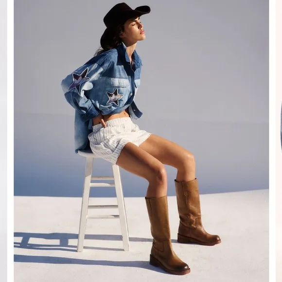 Free People Blaze Leather Boots