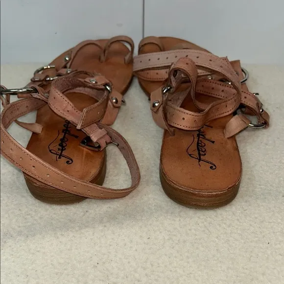 Free  people byron bay wrap sandals (B2)