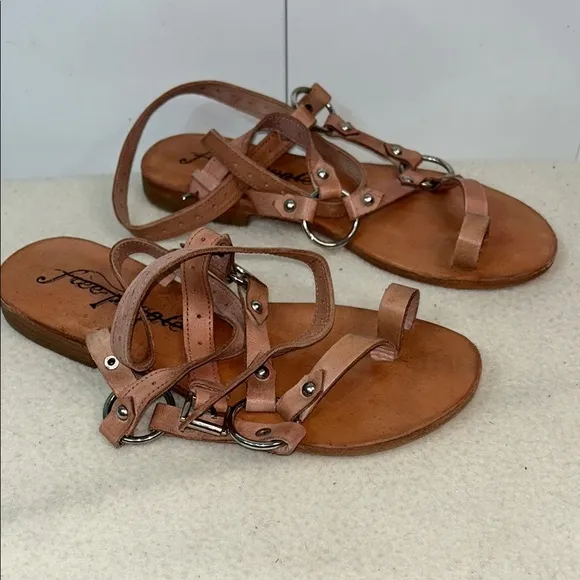 Free  people byron bay wrap sandals (B2)