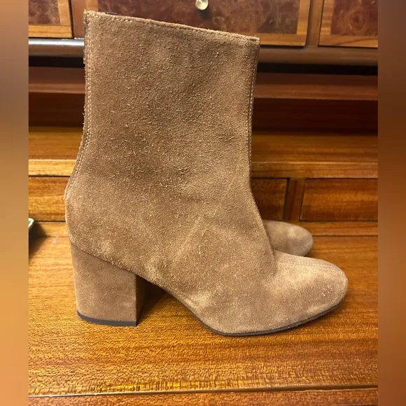 Free People Cecile Ankle Boots size 35 USA size 5 Tan color