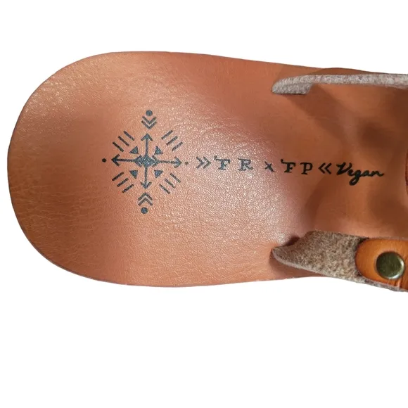 Free People FR X FP Vegan Leather Boho Sandals