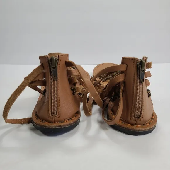 Free People La Jolla Wrap Strappy Boho Gladiator Sandals Women Size 9