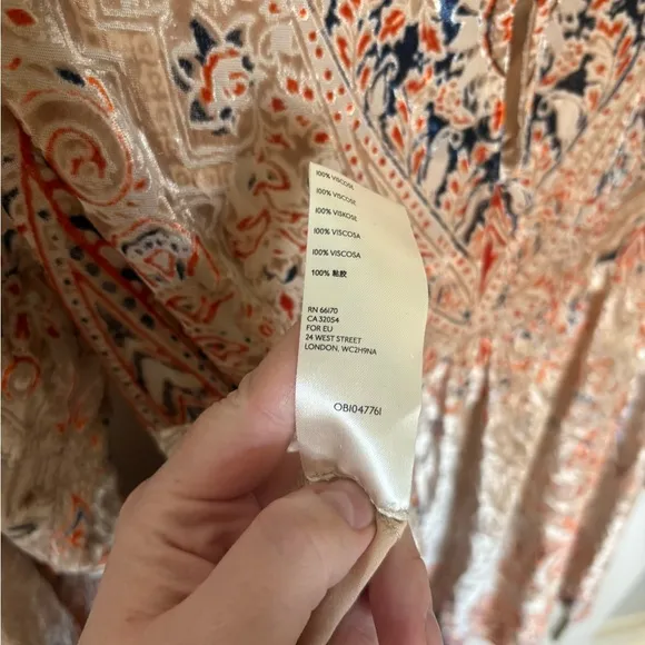 Free People Mirror Mirror Blush Babydoll Dress | Size S | Romantic Boho Mini