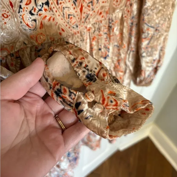 Free People Mirror Mirror Blush Babydoll Dress | Size S | Romantic Boho Mini